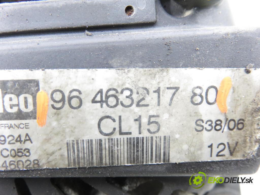 PEUGEOT PARTNER Combispace (5F) KOMBIVAN 2003 66,00 2.0 HDI - RHY (DW10TD) 1997,00 Alternátor 9646321780 (Alternátor)