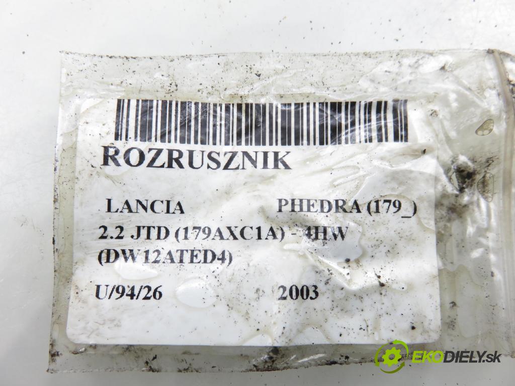 LANCIA PHEDRA (179_) MINIVAN 2003 94,00 2.2 JTD (179AXC1A) - 4HW (DW12ATED4) 2179,00 Štartér  (Štartér)