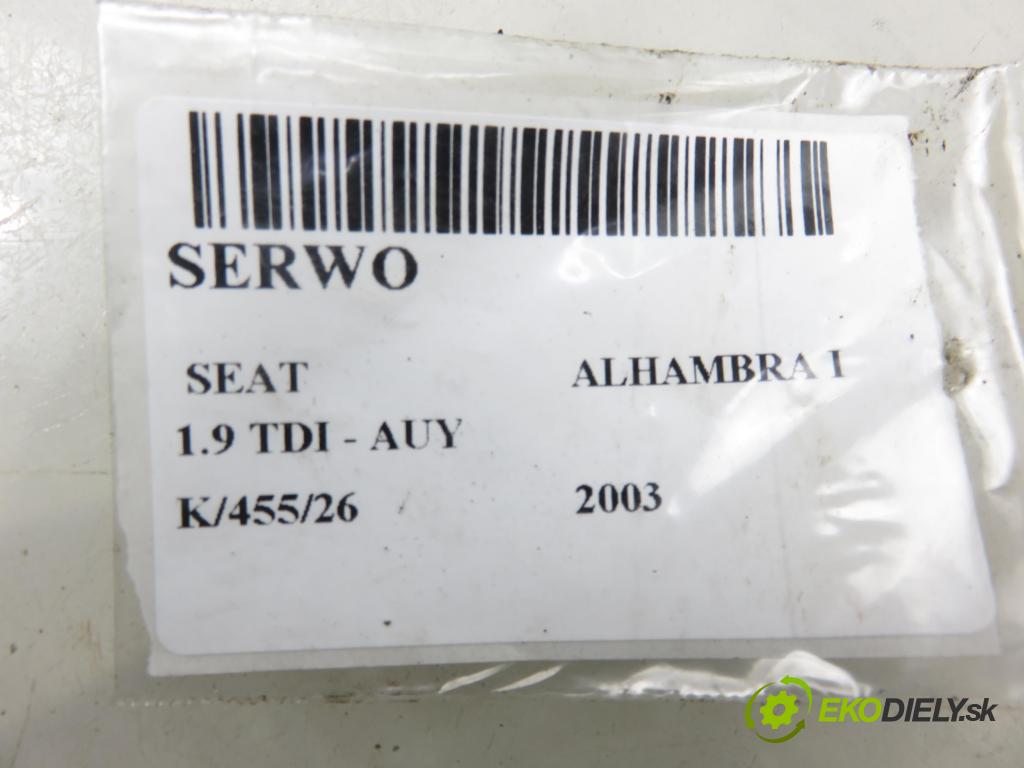 SEAT ALHAMBRA (7V8, 7V9) MINIVAN 2003 85,00 1.9 TDI PD 115 - AUY 1896,00 posilovač 7M3612100G (Servočerpadlo)