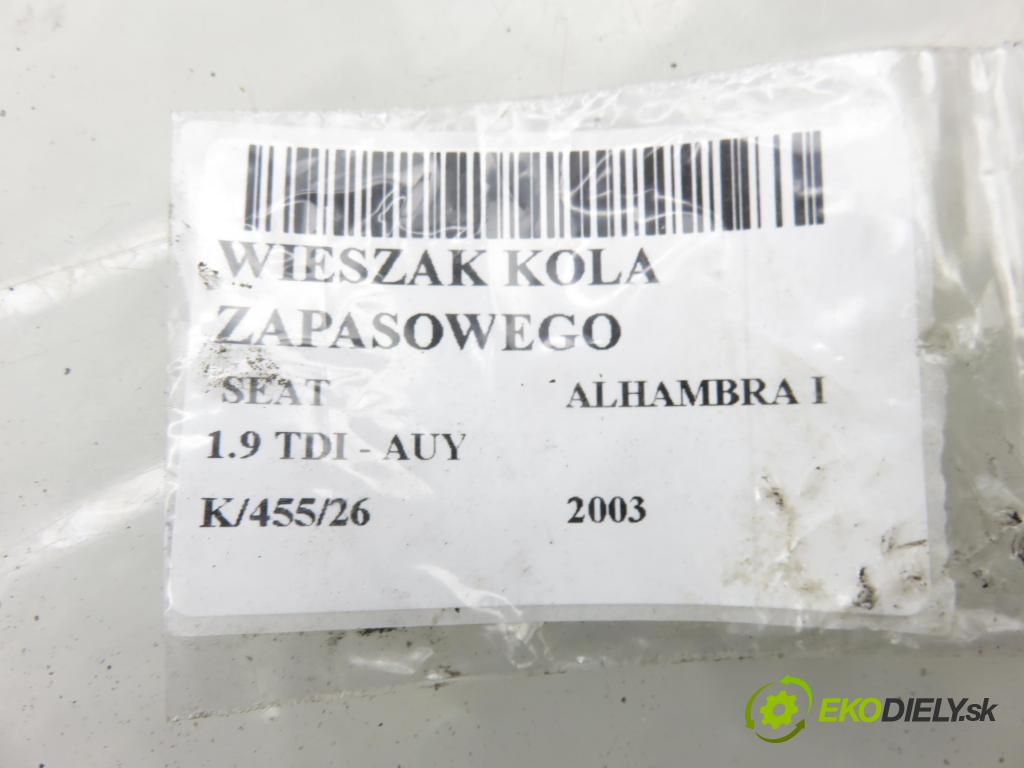 SEAT ALHAMBRA (7V8, 7V9) MINIVAN 2003 85,00 1.9 TDI PD 115 - AUY 1896,00 ZÁVĚS KOLA NÁHRADNÍ:
