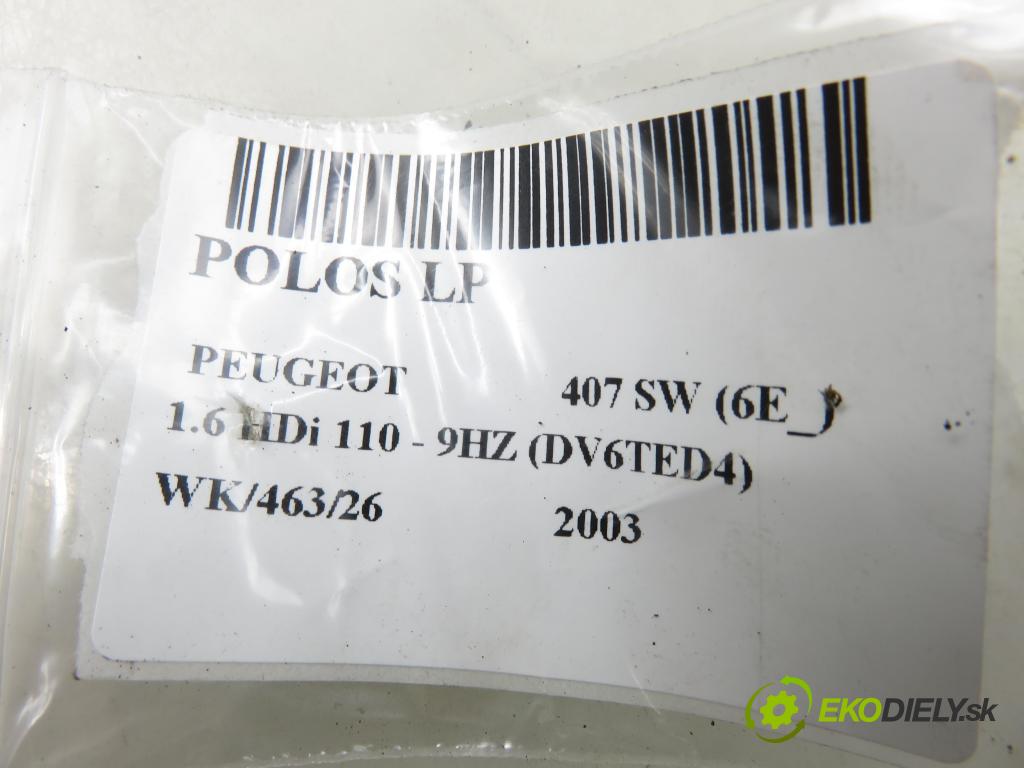 PEUGEOT 407 SW (6E_) KOMBI 2003 80,00 1.6 HDi 110 - 9HZ (DV6TED4) 1560,00 poloos LP