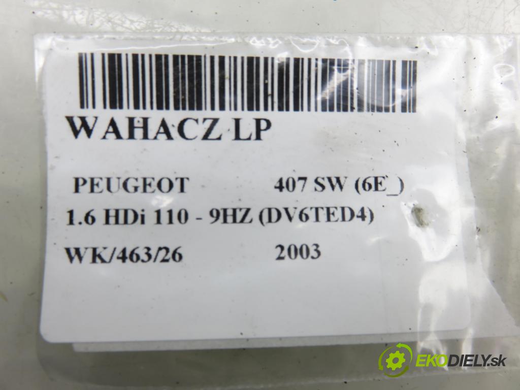 PEUGEOT 407 SW (6E_) KOMBI 2003 80,00 1.6 HDi 110 - 9HZ (DV6TED4) 1560,00 rameno LP