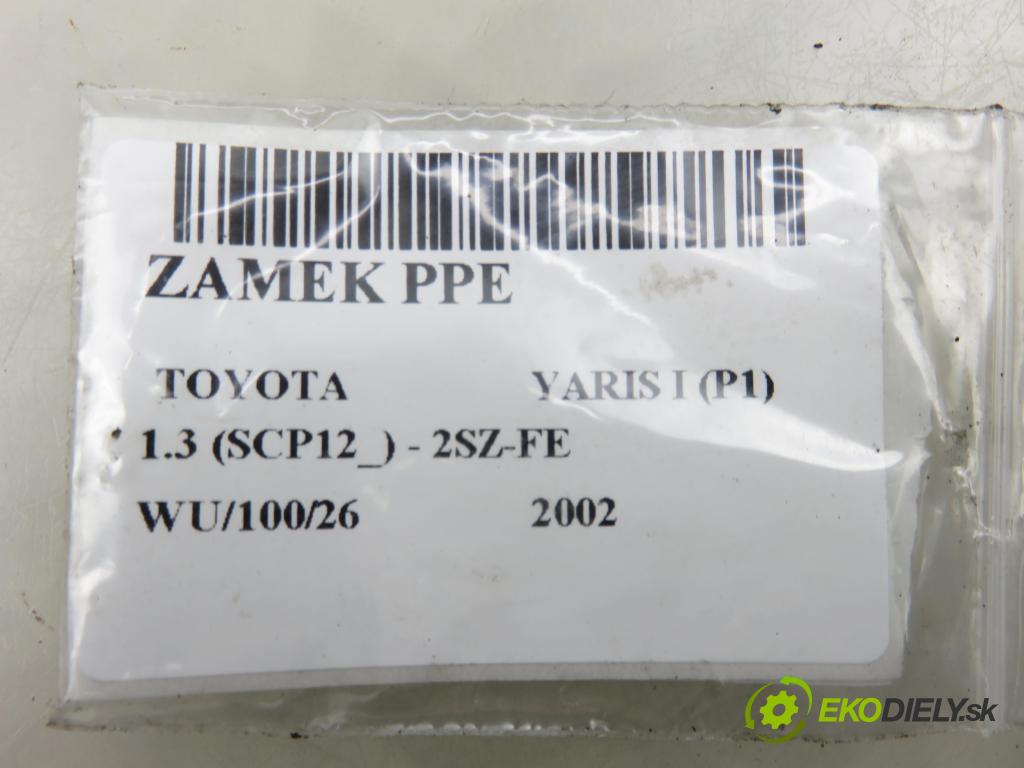 TOYOTA YARIS (_P1_) HB 2002 64,00 1.3 VVTi 87 - 2SZ-FE 1298,00 zámok