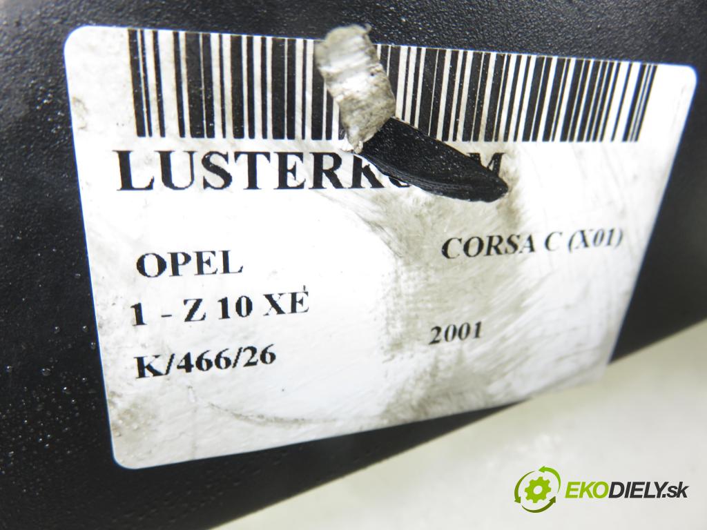 OPEL CORSA C (X01) HB 2001 43,00 1.0 12V 58 - Z 10 XE 973,00 Spätné zrkadlo PM