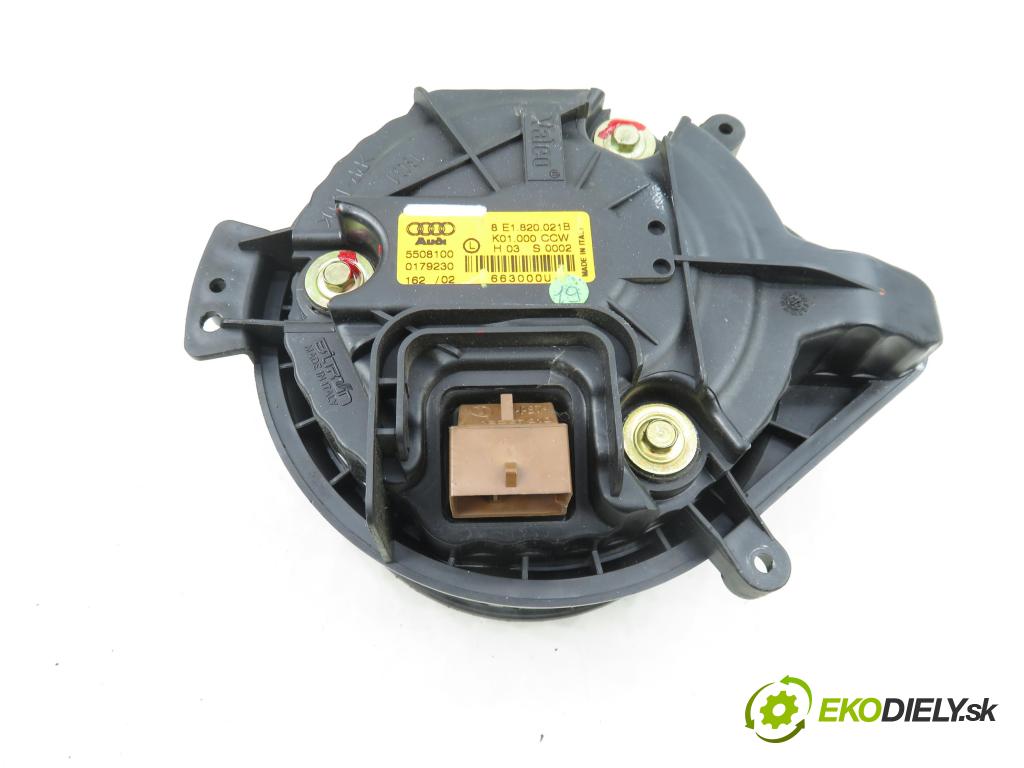 AUDI A4 (8E2, B6) SEDAN 2002 74,00 1.9 TDI PD 101 - AVB 1896,00 Ventilátor vetráku 8E1820021B ; 663000U
