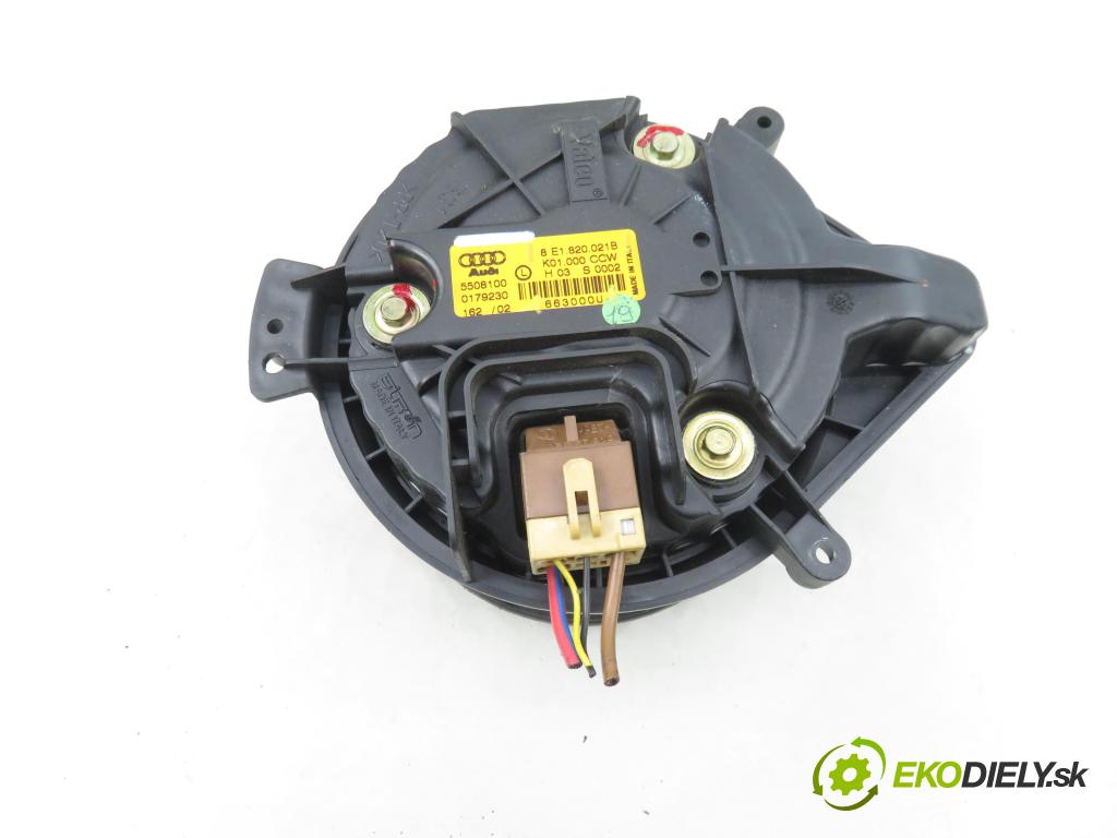 AUDI A4 (8E2, B6) SEDAN 2002 74,00 1.9 TDI PD 101 - AVB 1896,00 Ventilátor vetráku 8E1820021B ; 663000U