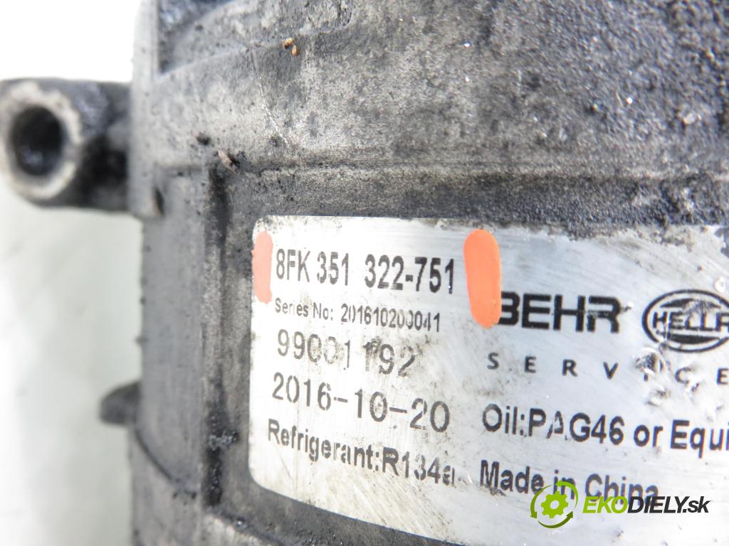 BMW 5 (E60) SEDAN 2005 0,00 530 d - M57 D30 (306D2) 2993,00 KOMPRESOR: klimatizácie 8FK351322751 (Kompresor klimatizácie)