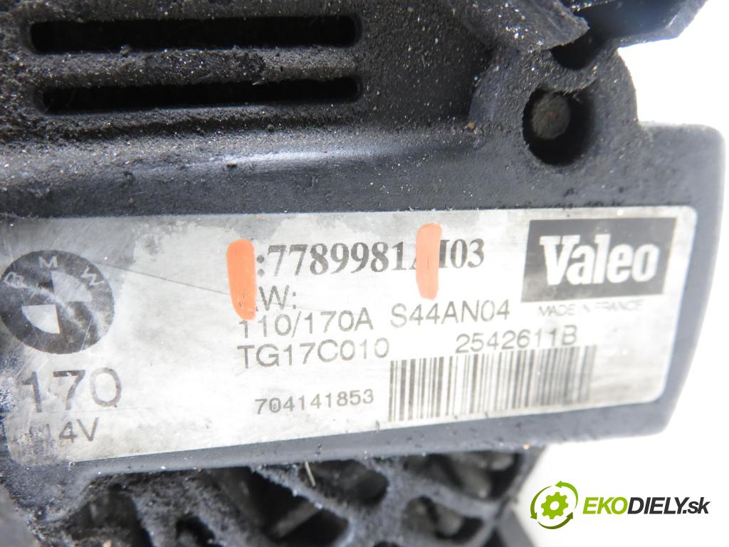 BMW 5 (E60) SEDAN 2005 0,00 530 d - M57 D30 (306D2) 2993,00 Alternátor 7789981 (Alternátor)