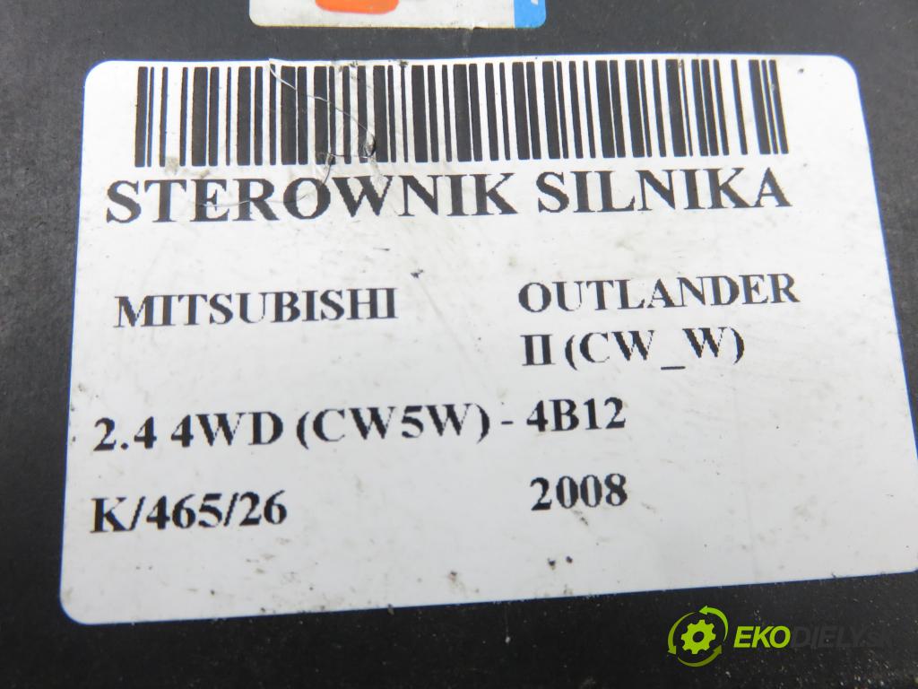 MITSUBISHI OUTLANDER II (CW_W) SUV 2008 125,00 2.4 MIVEC 4WD (CW5W) - 4B12 2360,00 Riadiaca jednotka Motor 1860A844