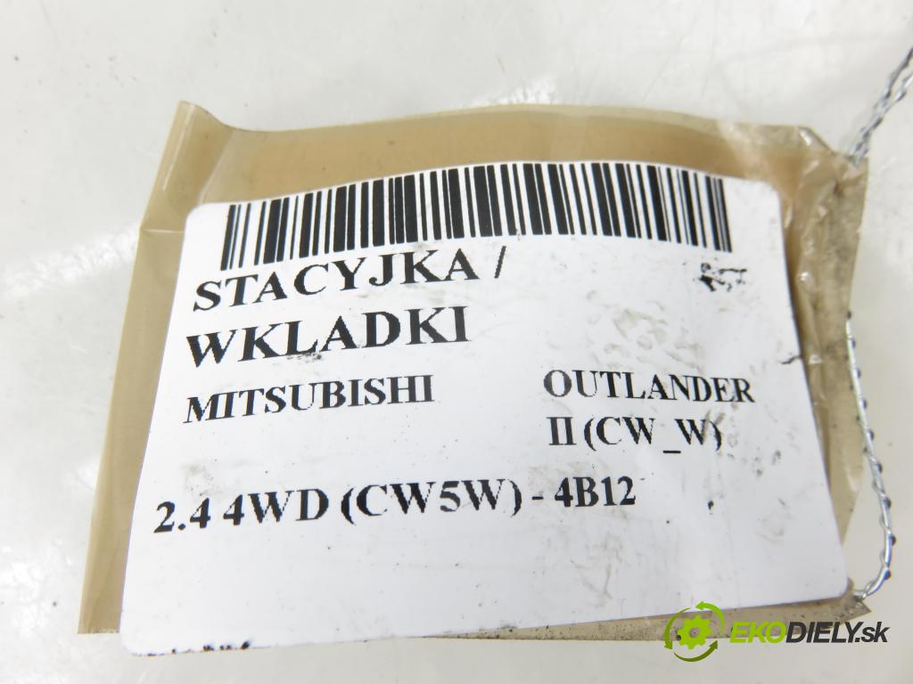 MITSUBISHI OUTLANDER II (CW_W) SUV 2008 125,00 2.4 MIVEC 4WD (CW5W) - 4B12 2360,00 spinačka MN141357 (Spínacia skrinka)