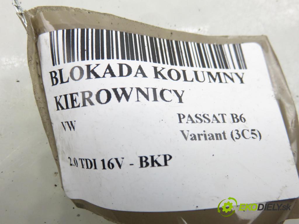 VW PASSAT B6 Variant (3C5) KOMBI 2006 103,00 2.0 TDI 16V - BKP 1968,00 blokáda tyče volantu 3C0905861G