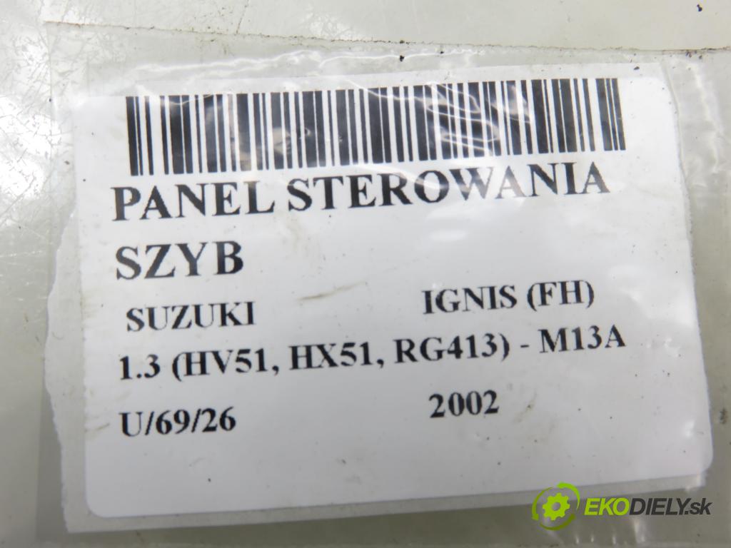 SUZUKI IGNIS (FH) HB 2002 61,00 1.3 (HV51, HX51, RG413) - M13A 1328,00 Panel ovládania okien 3799075F0