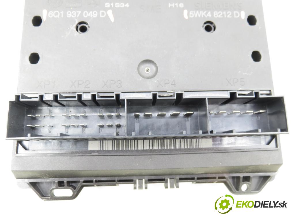 SKODA FABIA I (6Y2) HB 2005 55,00 1.4 16V - BKY 1390,00 MODUL komfortu 6Q1937049D ; 5WK48212D