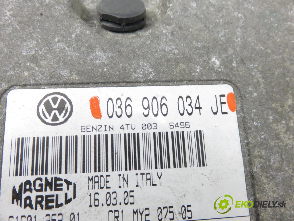 SKODA FABIA I (6Y2) HB 2005 55,00 1.4 16V - BKY 1390,00 Riadiaca jednotka Motor 036906034JE