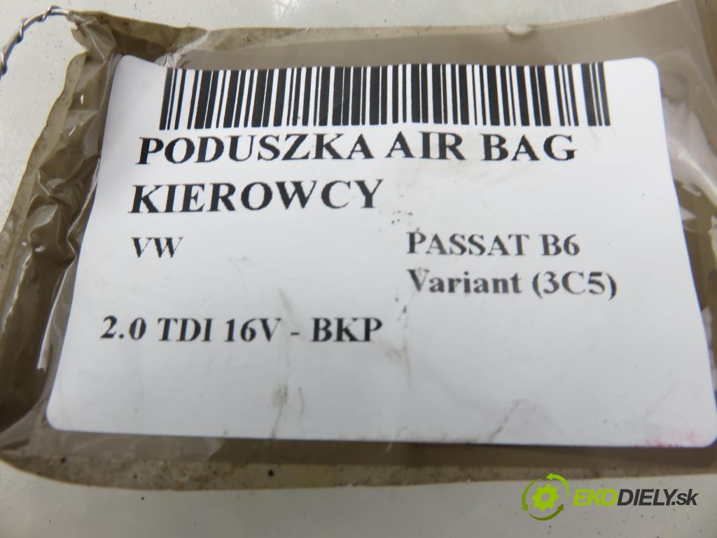 VW PASSAT B6 Variant (3C5) KOMBI 2006 103,00 2.0 TDI 16V - BKP 1968,00 AirBag air BAG volantu 1K0880201CA