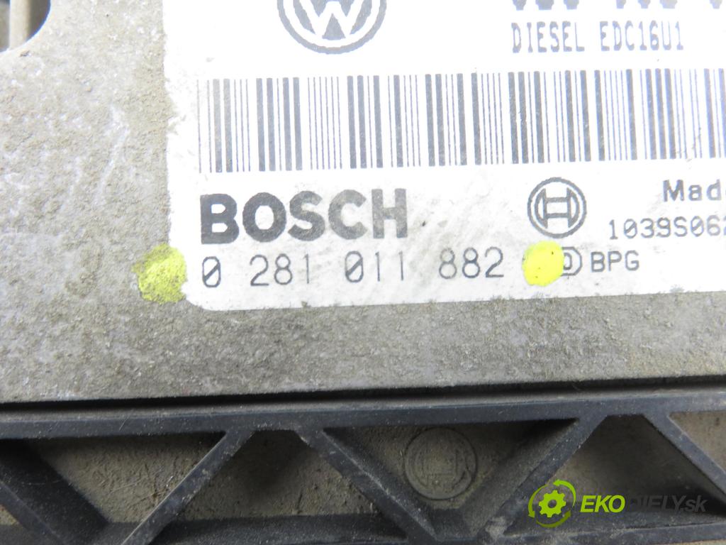 VW CADDY III Variant (2KB, 2KJ, 2CB, 2CJ) KOMBIVAN 2005 77,00 1.9 TDI - BJB 1896,00 Riadiaca jednotka Motor 03G906016DM ; 0281011882