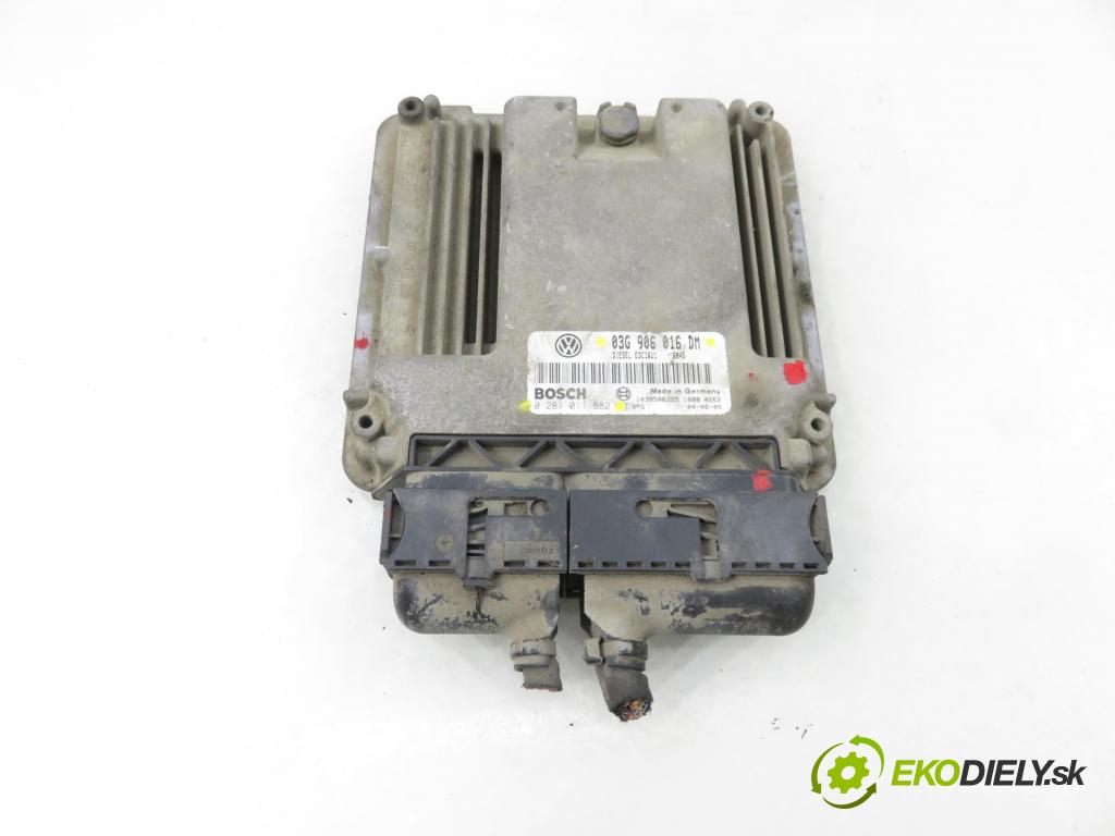 VW CADDY III Variant (2KB, 2KJ, 2CB, 2CJ) KOMBIVAN 2005 77,00 1.9 TDI - BJB 1896,00 Riadiaca jednotka Motor 03G906016DM ; 0281011882