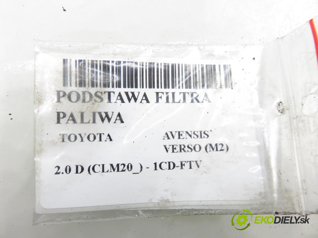 TOYOTA AVENSIS VERSO (_M2_) MINIVAN 2003 85,00 2.0 D (CLM20_) - 1CD-FTV 1995,00 Obal filtra paliva  (Obal palivového filtra)