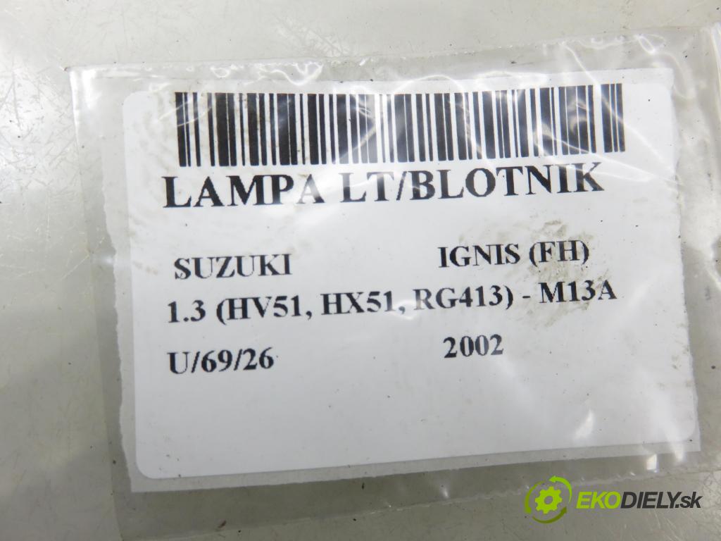SUZUKI IGNIS (FH) HB 2002 61,00 1.3 (HV51, HX51, RG413) - M13A 1328,00 Svetlo ľavé zadné 3565574G0L