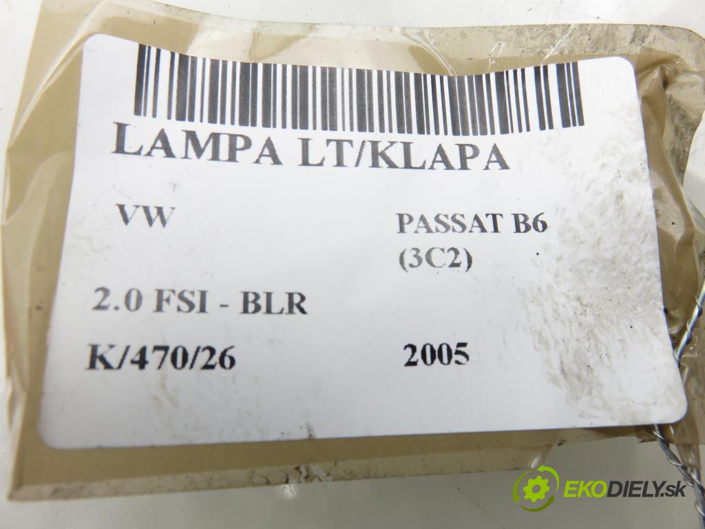 VW PASSAT B6 (3C2) SEDAN 2005 110,00 2.0 FSI - BLR 1984,00 Svetlo ľavé zadné kufor 3C5945093C