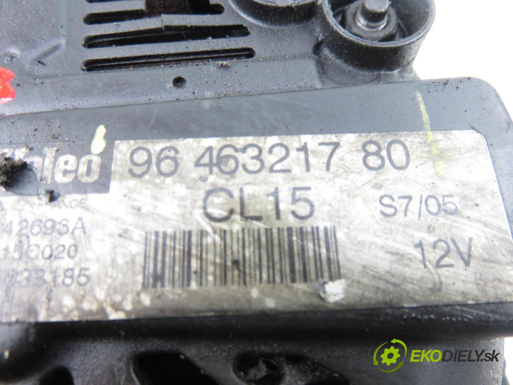 PEUGEOT 407 SW (6E_) KOMBI 2003 80,00 1.6 HDi 110 - 9HZ (DV6TED4) 1560,00 Alternátor 9646321780 (Alternátor)