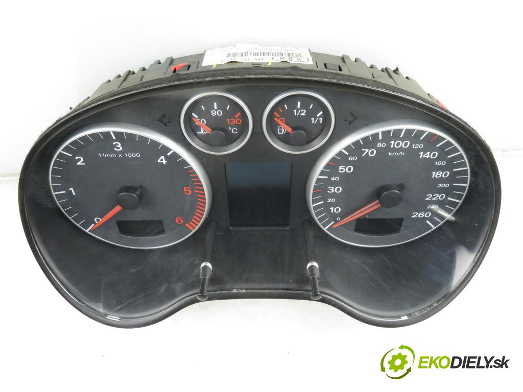 AUDI A3 (8P1) HB 2003 77,00 1.9 TDI PD 105 - BKC 1896,00 Prístrojovka elektrický 8P0920930F