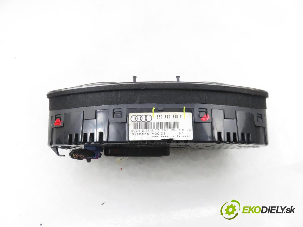 AUDI A3 (8P1) HB 2003 77,00 1.9 TDI PD 105 - BKC 1896,00 Prístrojovka elektrický 8P0920930F