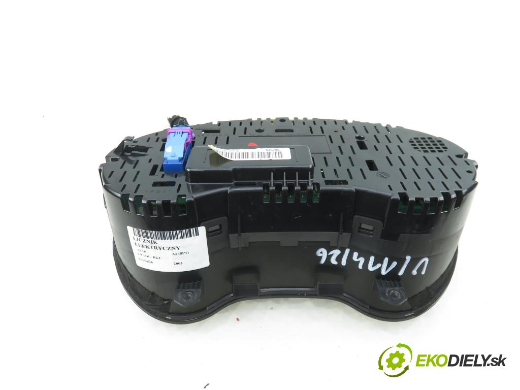 AUDI A3 (8P1) HB 2003 77,00 1.9 TDI PD 105 - BKC 1896,00 Prístrojovka elektrický 8P0920930F