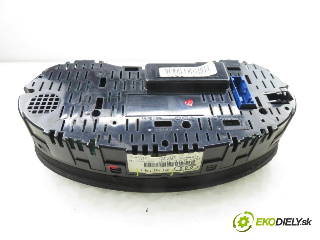 AUDI A3 (8P1) HB 2003 77,00 1.9 TDI PD 105 - BKC 1896,00 Prístrojovka elektrický 8P0920930F