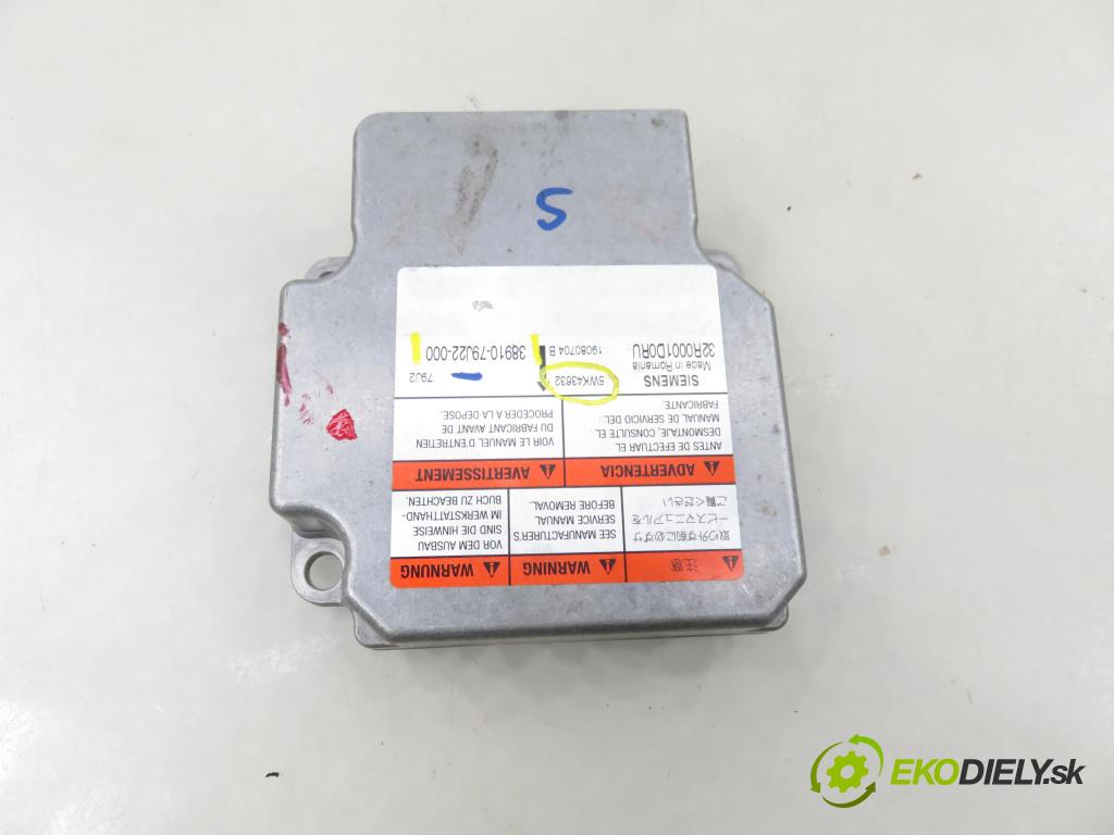 SUZUKI SX4 (EY, GY) CROSSOVER 2008 79,00 1.6 VVT 4x4 (RW 416) 107 - M16A 1586,00 MODUL air BAG 3891079J22000 ; 5WK43632