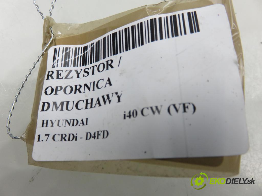 HYUNDAI i40 CW (VF) KOMBI 2012 100,00 1.7 CRDi 136 - D4FD 1685,00 rezistor / REOSTAT: topení