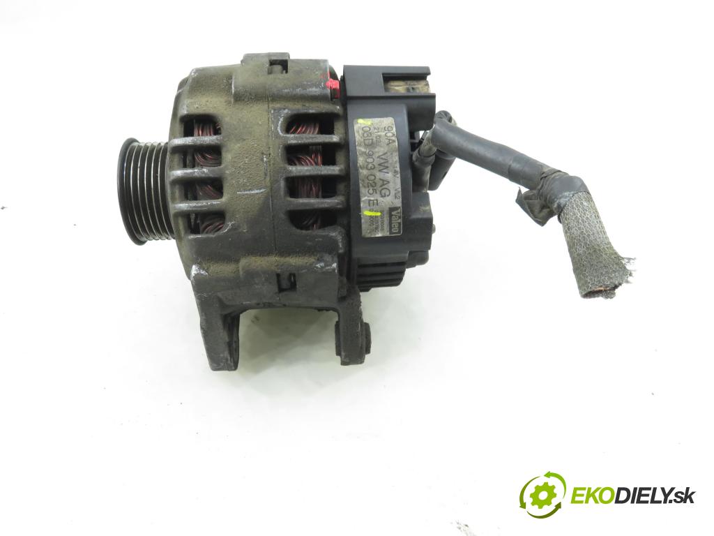 VW POLO (9N_) HB 2002 47,00 1.2 12V 64 - AZQ 1198,00 Alternátor 03D903025E (Alternátor)