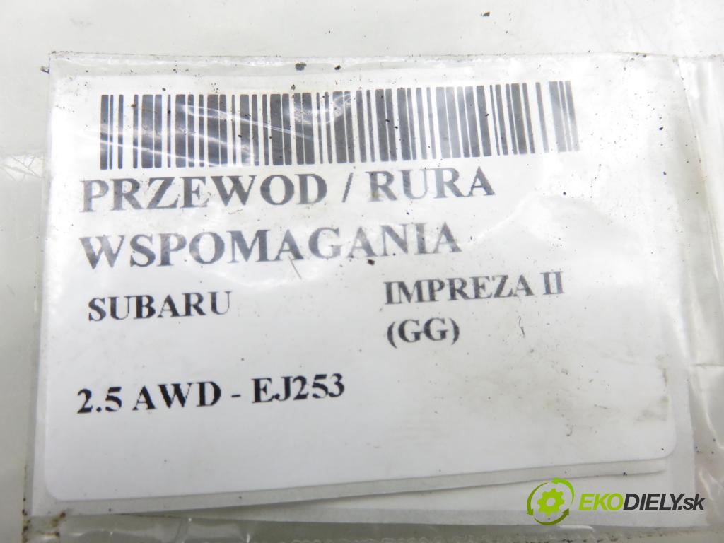SUBARU IMPREZA kombi (GG) KOMBI 2005 123,00 2.5 167 2457,00 rúrka / Rúra servočerpadlo