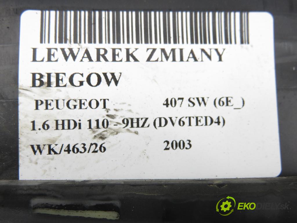 PEUGEOT 407 SW (6E_) KOMBI 2003 80,00 1.6 HDi 110 - 9HZ (DV6TED4) 1560,00 ZVEDÁK: