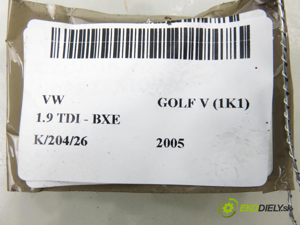 VW GOLF V (1K1) HB 2005 77,00 1.9 TDI - BXE 1896,00 snímač nárazu 1K0909606 ; 5WK43273 (Snímač nárazu)