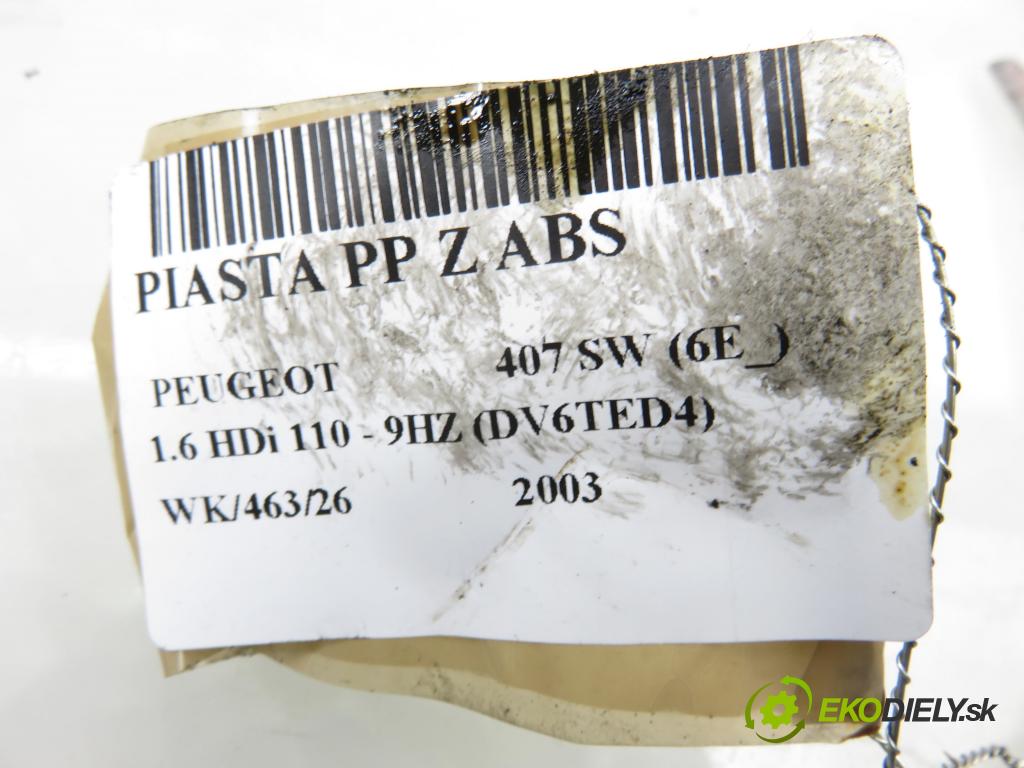 PEUGEOT 407 SW (6E_) KOMBI 2003 80,00 1.6 HDi 110 - 9HZ (DV6TED4) 1560,00 náboj PP ABS