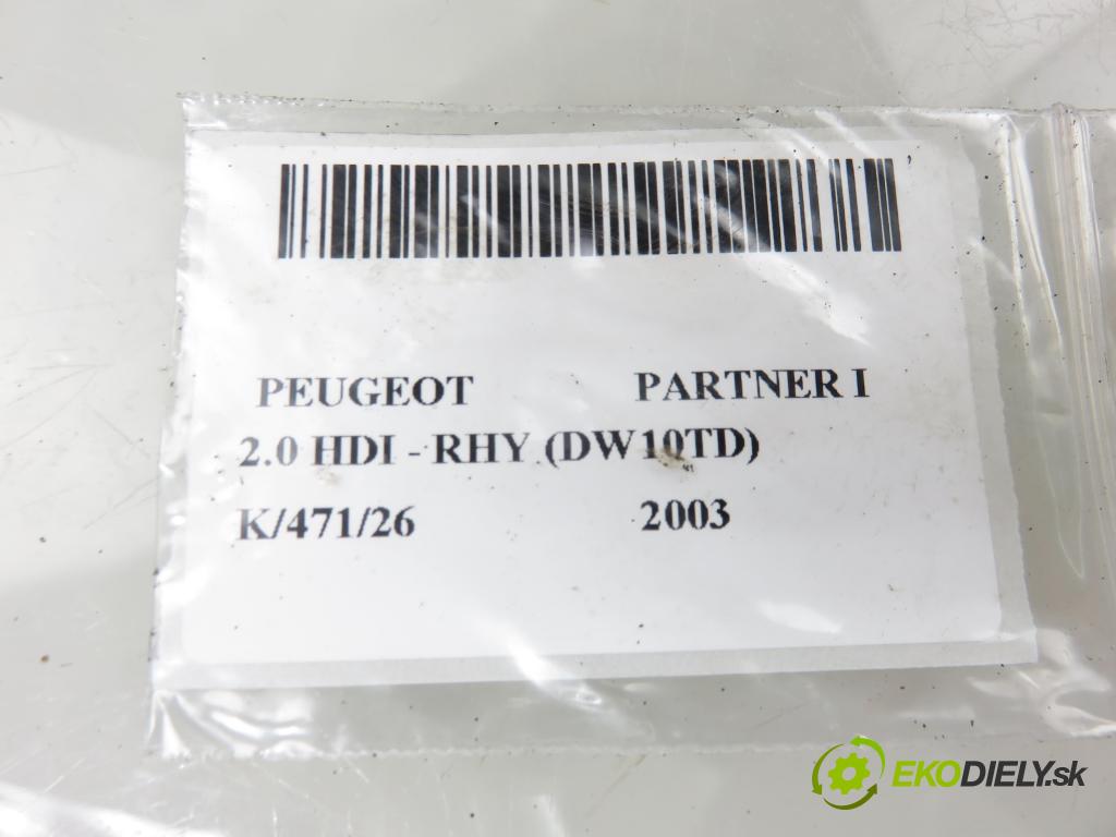 PEUGEOT PARTNER Combispace (5F) KOMBIVAN 2003 66,00 2.0 HDI - RHY (DW10TD) 1997,00 vstřikovač 9636819380 (Vstřikovač paliva)