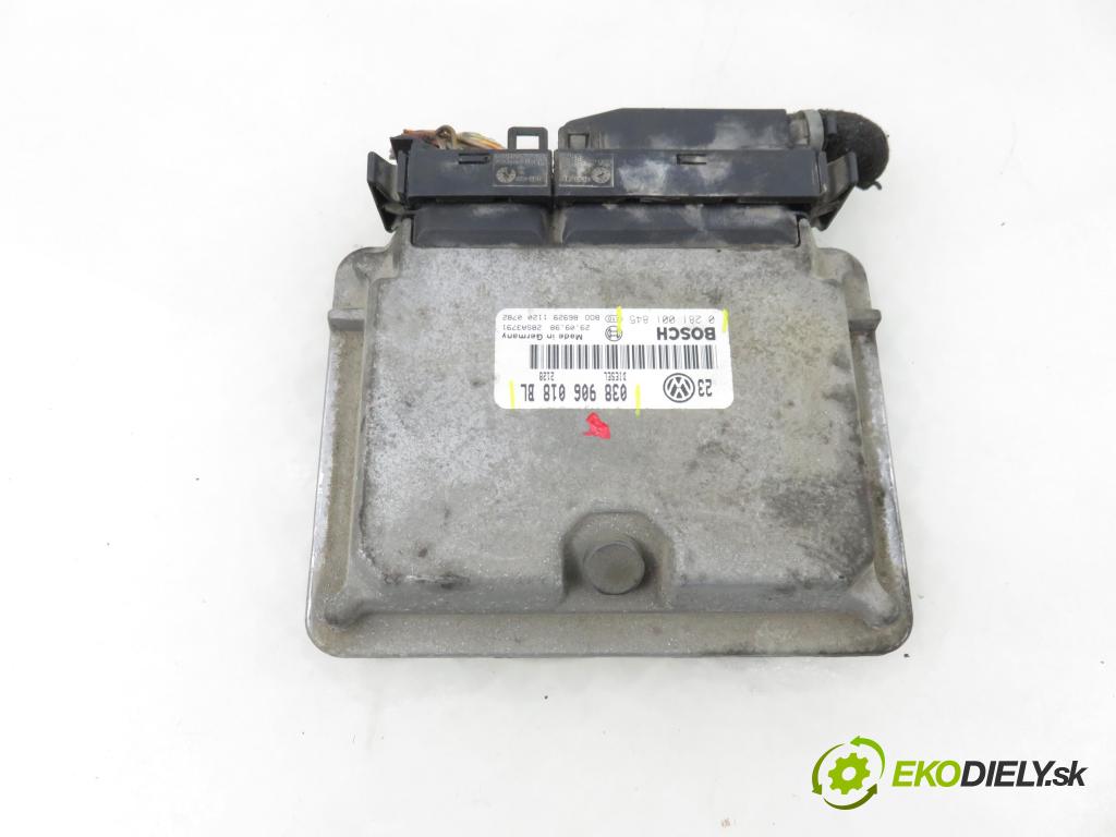 VW BORA (1J2) SEDAN 2000 66,00 1.9 TDI - AGR 1896,00 Riadiaca jednotka Motor 038906018BL ; 0281001845