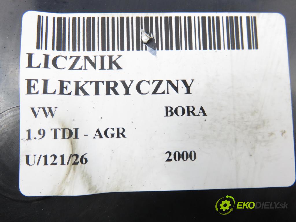 VW BORA (1J2) SEDAN 2000 66,00 1.9 TDI - AGR 1896,00 Prístrojovka elektrický 1J0919881D ; 0263611024