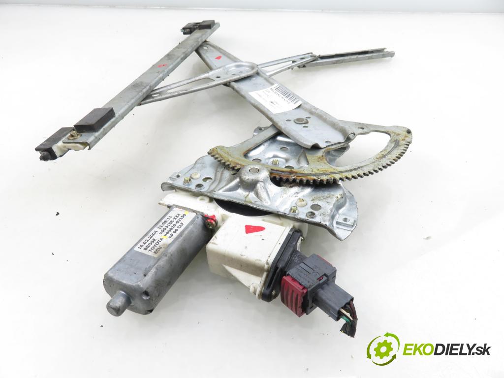 TOYOTA COROLLA kombi (_E12_) KOMBI 2004 66,00 2.0 D-4D (CDE120_) - 1CD-FTV 1995,00 Mechanizmus okien 6982002150