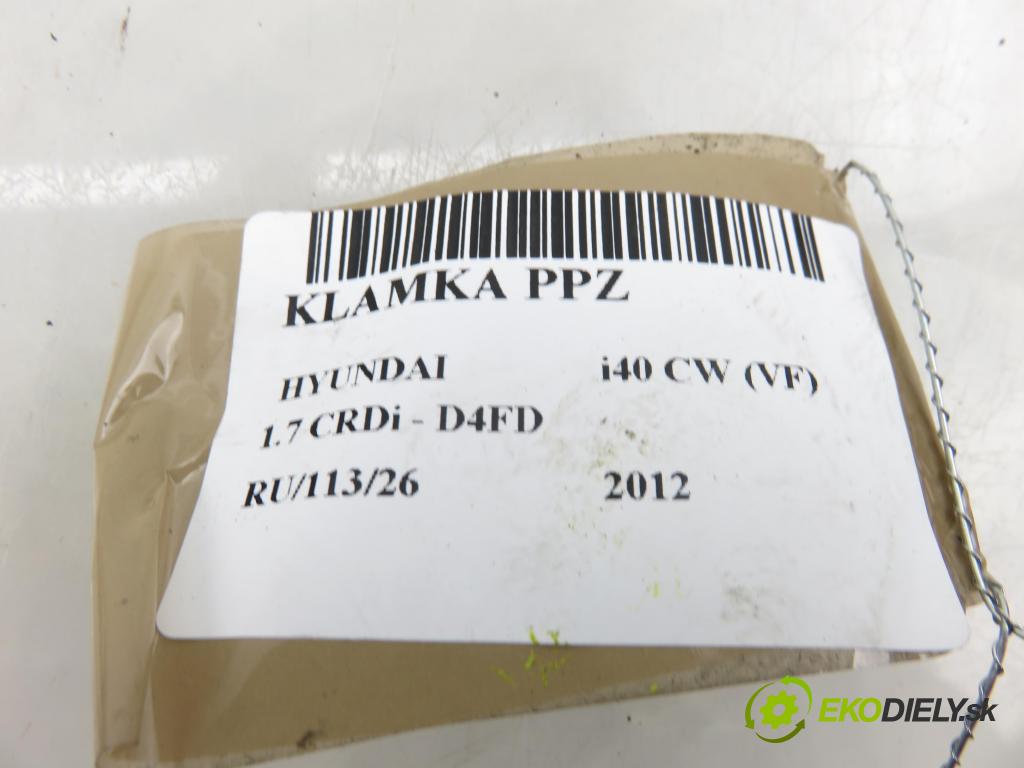 HYUNDAI i40 CW (VF) KOMBI 2012 100,00 1.7 CRDi 136 - D4FD 1685,00 Kľučka