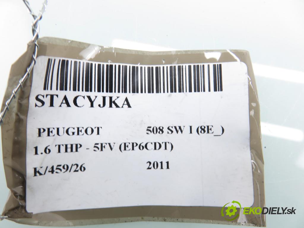 PEUGEOT 508 SW I (8E_) KOMBI 2011 115,00 1.6 THP - 5FV (EP6CDT) 1598,00 spinačka N0502455 ; 9663123380 (Spínacia skrinka)