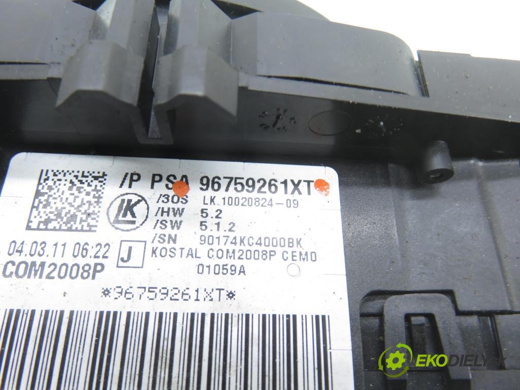 PEUGEOT 508 SW I (8E_) KOMBI 2011 115,00 1.6 THP - 5FV (EP6CDT) 1598,00 páčka/prepínač 96759261XT ; 96674045XT