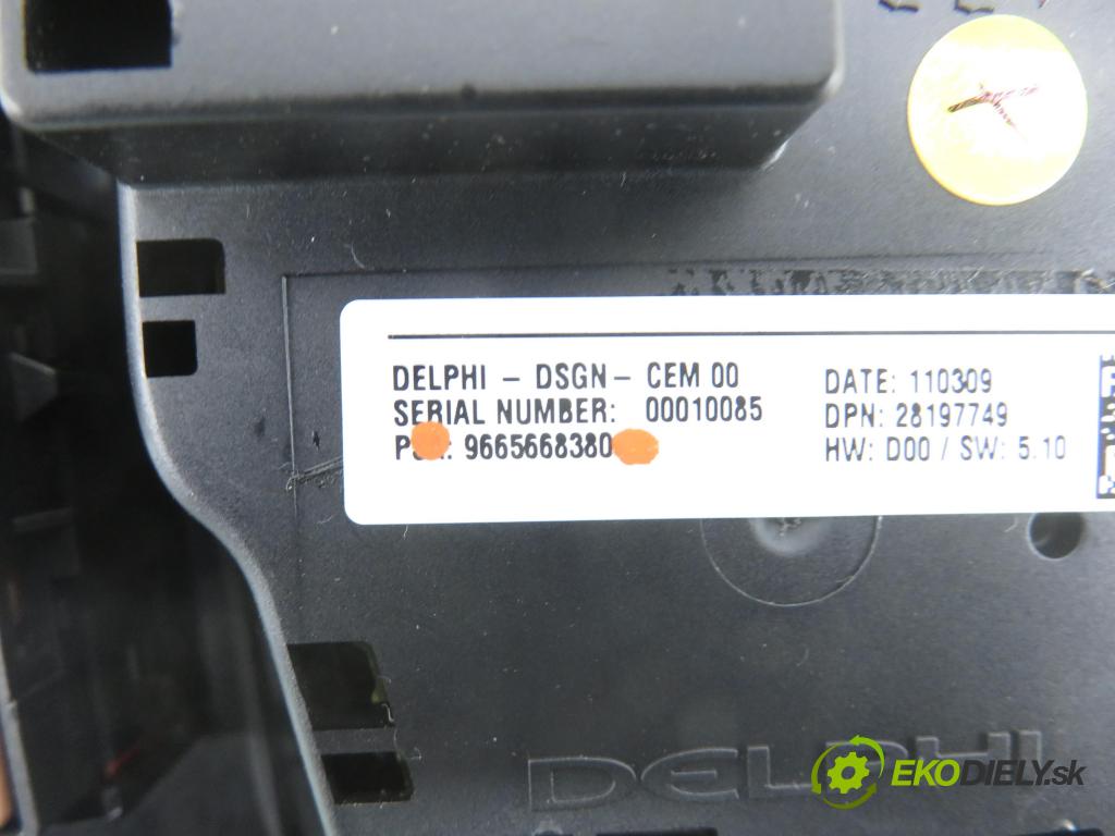 PEUGEOT 508 SW I (8E_) KOMBI 2011 115,00 1.6 THP - 5FV (EP6CDT) 1598,00 Panel ovládania IDRIVE 9665668380