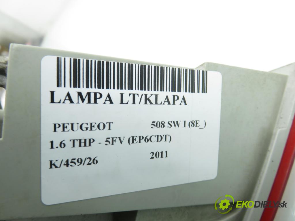 PEUGEOT 508 SW I (8E_) KOMBI 2011 115,00 1.6 THP - 5FV (EP6CDT) 1598,00 světlo levé zadní kufr