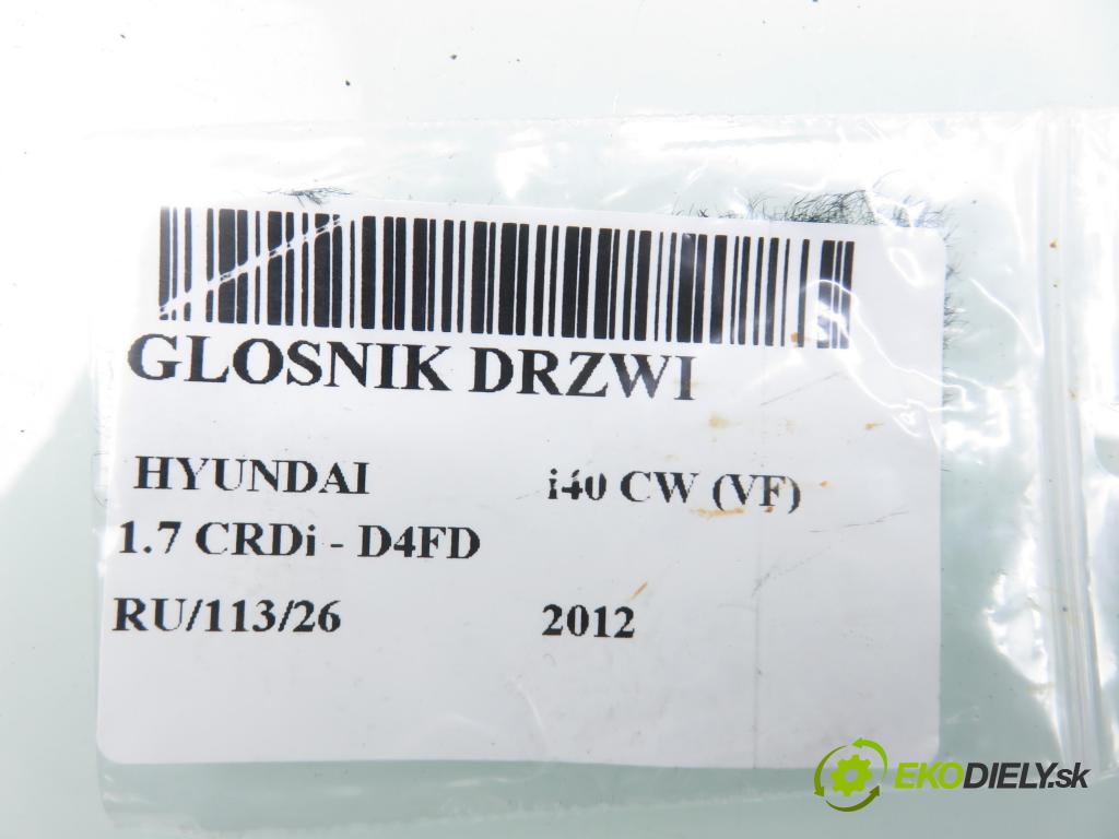HYUNDAI i40 CW (VF) KOMBI 2012 100,00 1.7 CRDi 136 - D4FD 1685,00 reproduktor Dvere 963803Z050 ; 963303Z050