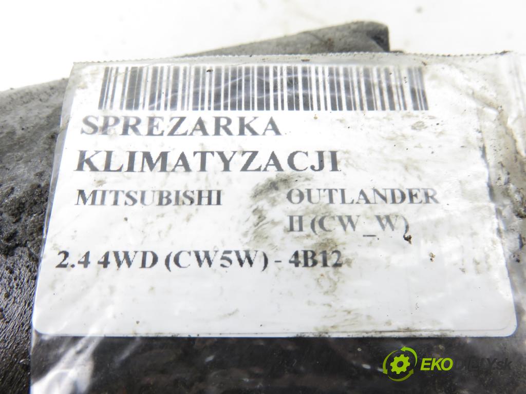MITSUBISHI OUTLANDER II (CW_W) SUV 2008 125,00 2.4 MIVEC 4WD (CW5W) - 4B12 2360,00 KOMPRESOR: klimatizácie 7813A068 (Kompresor klimatizácie)