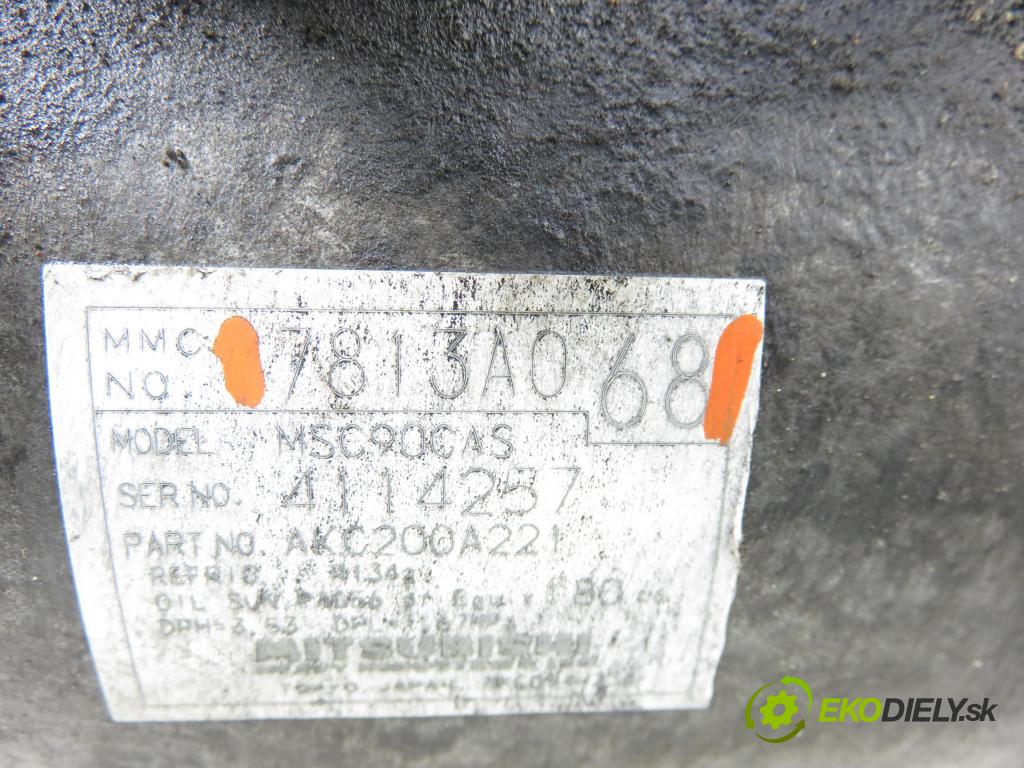 MITSUBISHI OUTLANDER II (CW_W) SUV 2008 125,00 2.4 MIVEC 4WD (CW5W) - 4B12 2360,00 KOMPRESOR: klimatizácie 7813A068 (Kompresor klimatizácie)