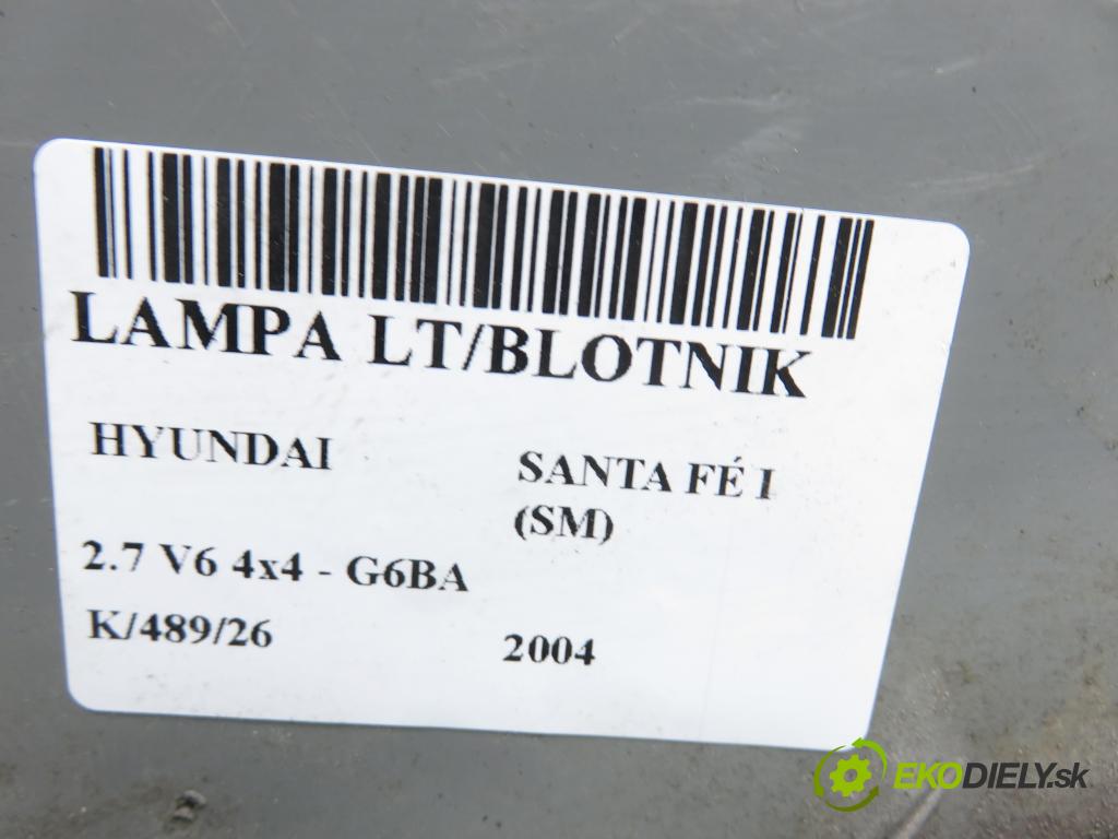 HYUNDAI SANTA FÉ I (SM) SUV 2004 127,00 2.7 V6 4x4 - G6BA 2656,00 Svetlo ľavé zadné