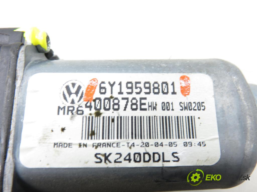 SKODA FABIA I (6Y2) HB 2005 55,00 1.4 16V - BKY 1390,00 Motorček sťahovania okien LP 6Y1959801